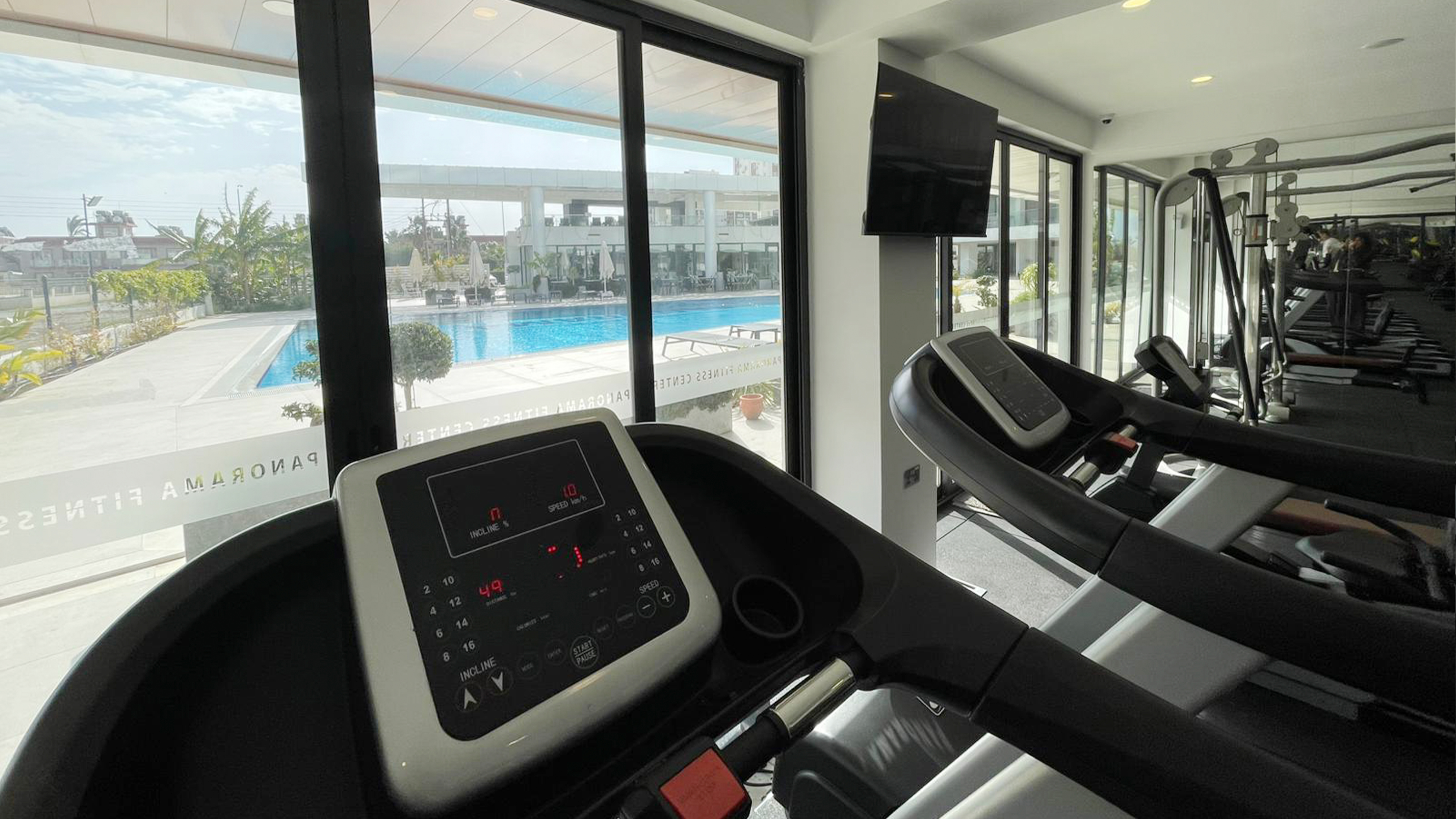 Cardio with Pool View